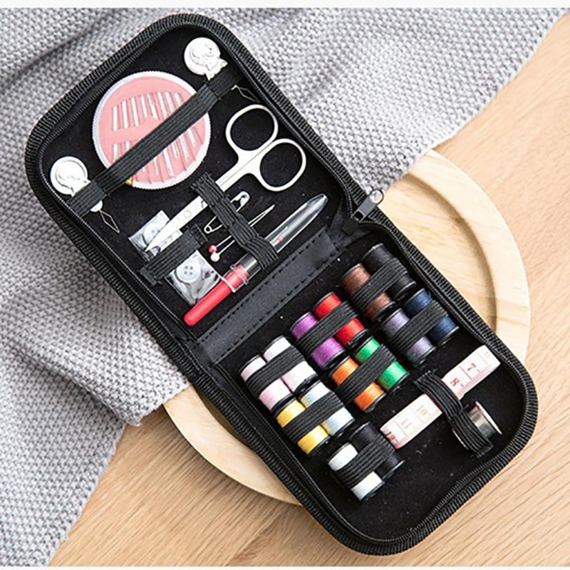 Travel Accessories Kit For Men - مجموعة خياطة محمولة للسفر والمنزل ،
