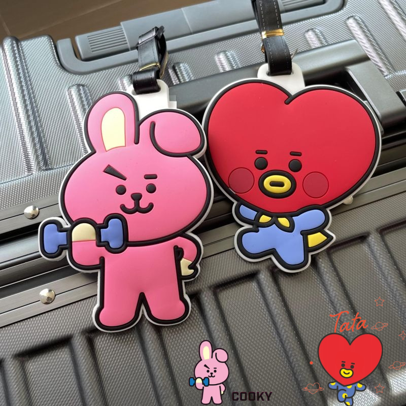 Travel Accessories Online - سلسلة مفاتيح كرتونية لطيفة من BT21،