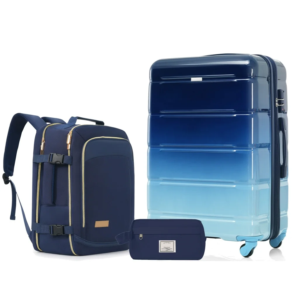 Toiletry Bag Tsa - مجموعة حقائب سفر من 3 قطع