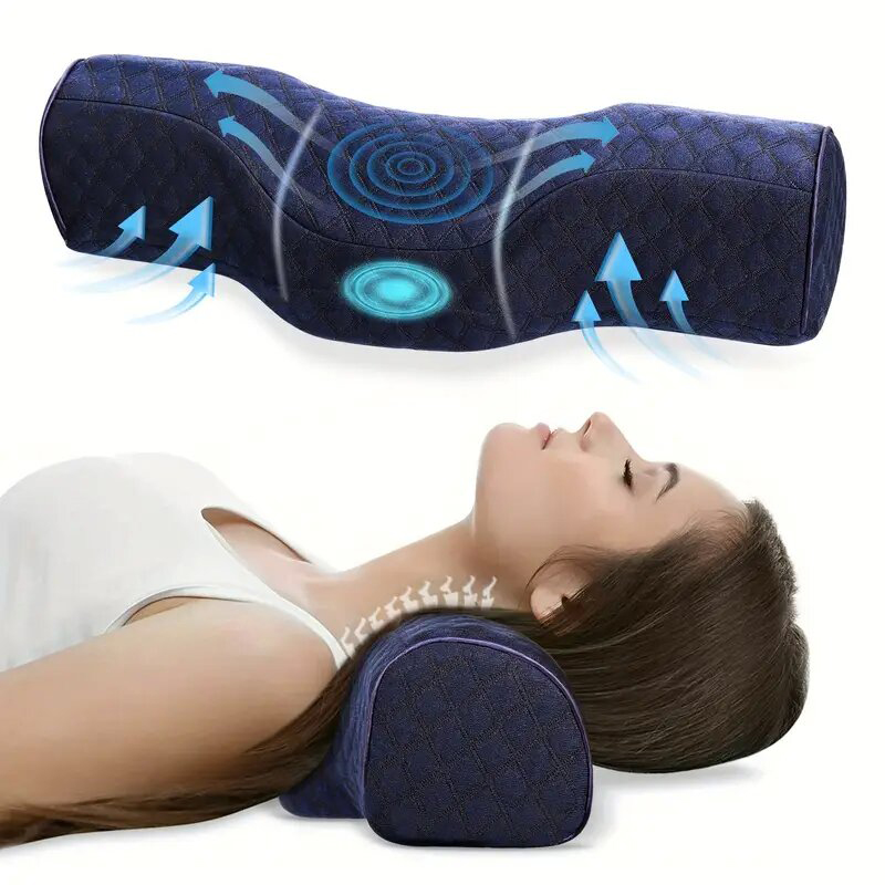 Neck Pillow Memory Foam - وسادة لتخفيف آلام الرقبة، وسادة تدليك