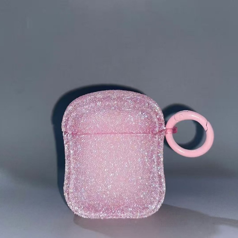 Travel Accessories In Store - حافظة سماعات أذن لامعة مع خطاف