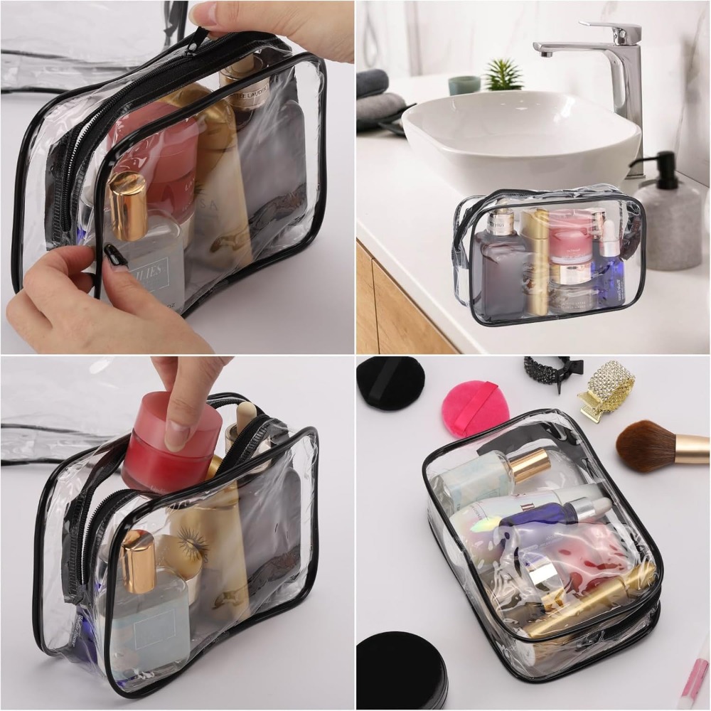 حقائب شفافة، حقائب صغيرة شفافة - مراجعة Toiletry Bag Tsa وسعره