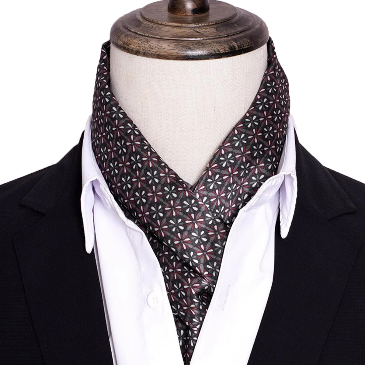 جديد الرجال شريط وشاح حريري را - مراجعة Travel Accessories Neck وسعره