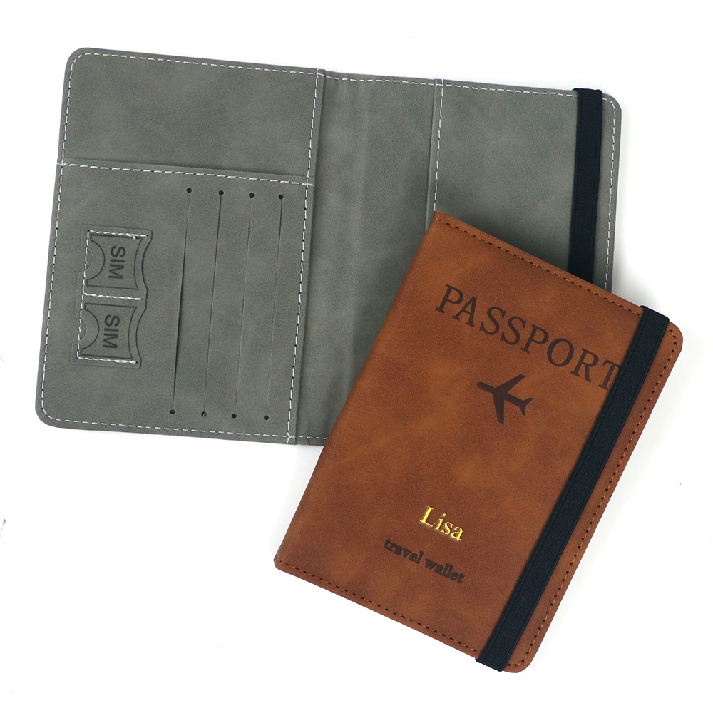 حافظة بطاقات جلدية مخصصة مع حم - مراجعة Travel Accessories Rfid وسعره