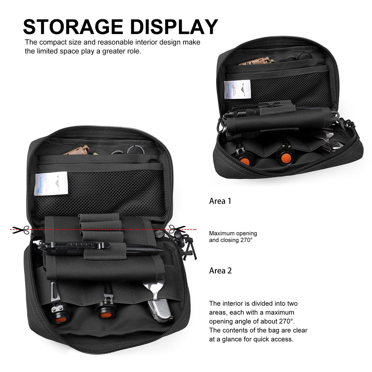 حقيبة التخزين التكتيكية وحدات  - مراجعة Travel Accessories Kit For Men وسعره