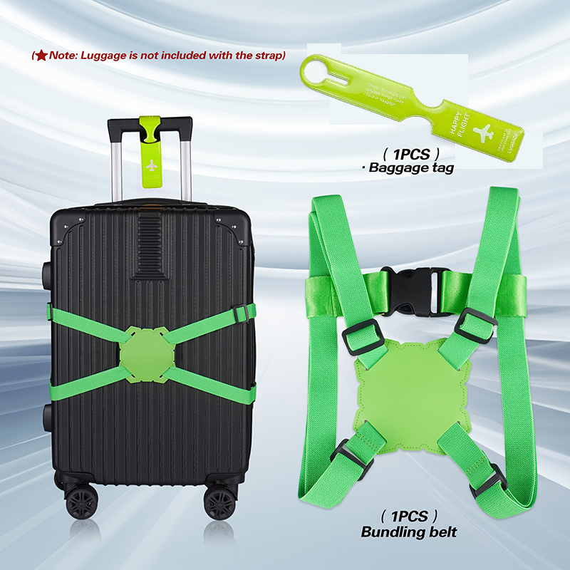 طقم حزام أمتعة من قطعتين + بطا - مراجعة Travel Accessories Gift Set وسعره