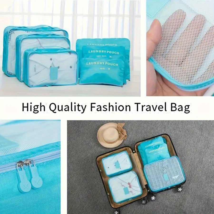 6 قطعة أكياس تخزين منظم السفر  - مراجعة Travel Accessories Comfort وسعره