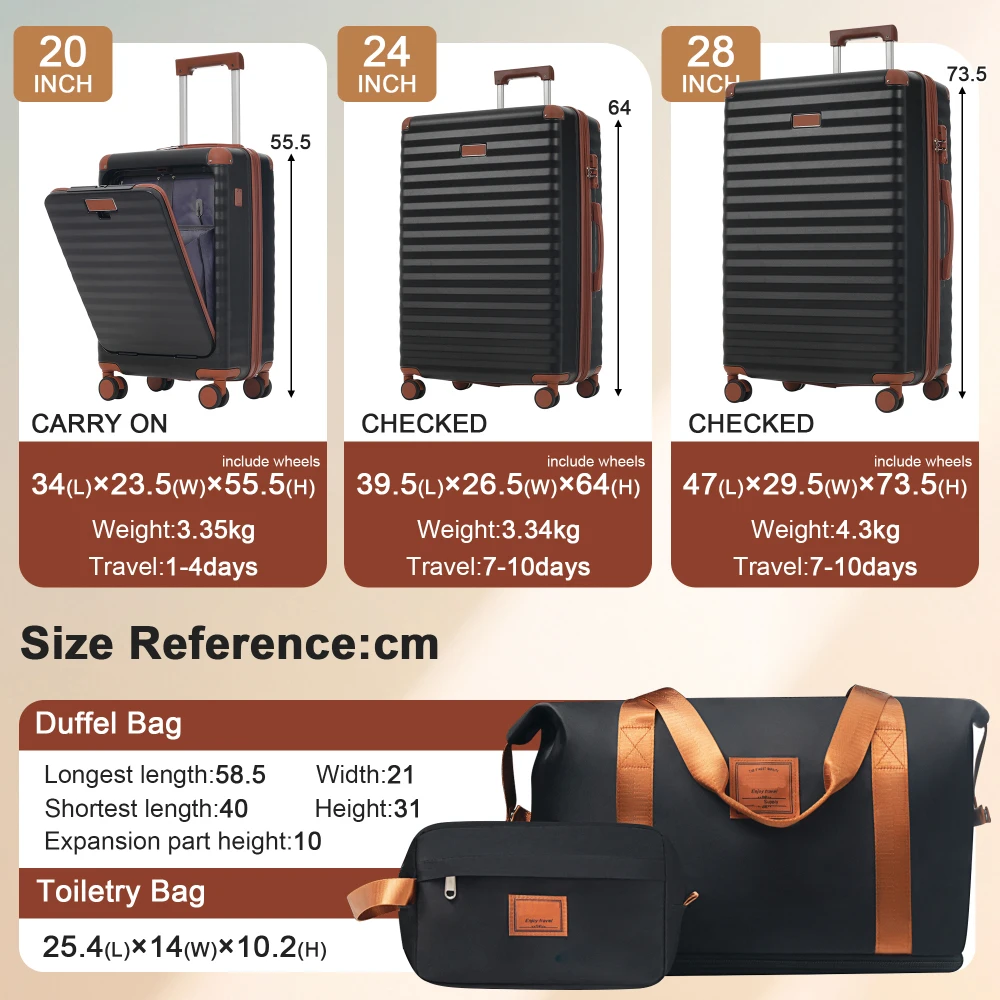 مجموعة حقائب سفر من 5 قطع مع ف - مراجعة Toiletry Bag Tsa وسعره