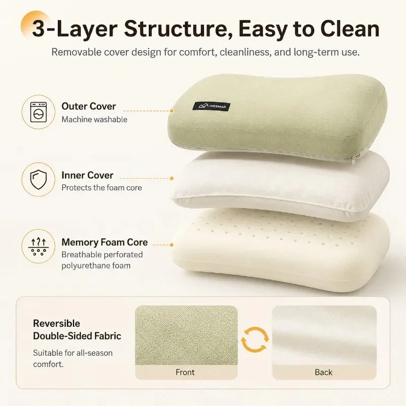 وسادة محمولة خفيفة الوزن من ال - مراجعة Neck Pillow Memory Foam وسعره