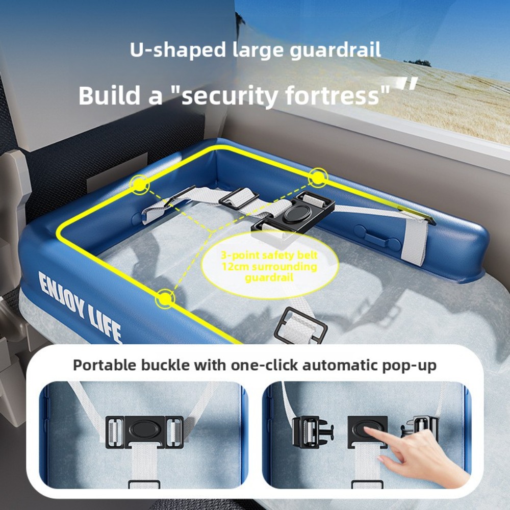 سرير طائرة قابل للنفخ ومقعد ال - مراجعة Travel Accessories Comfort وسعره