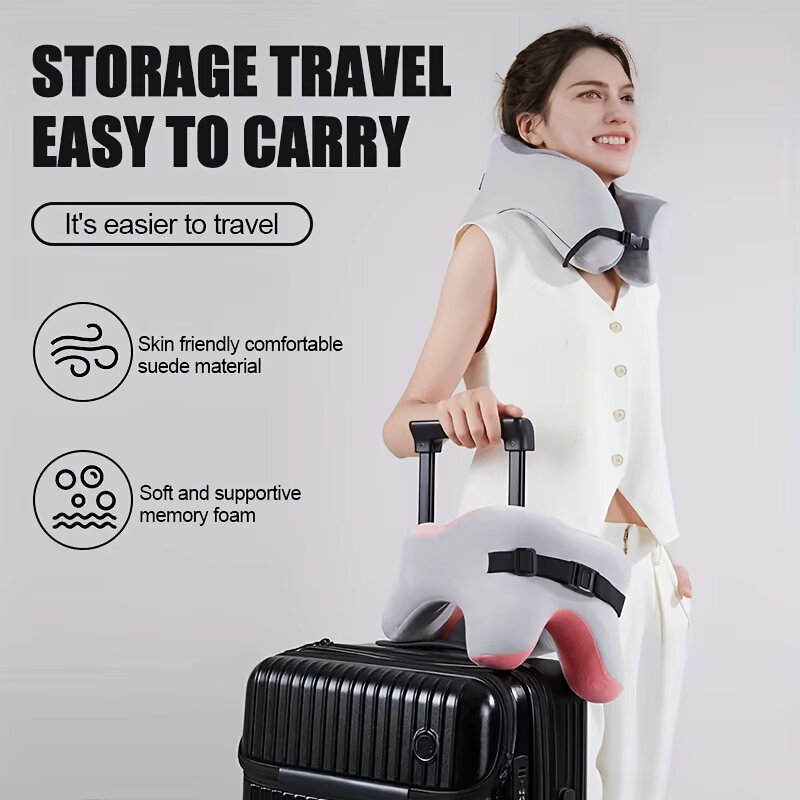 وسادة رقبة على شكل حرف U من ال - مراجعة Neck Pillow Memory Foam وسعره
