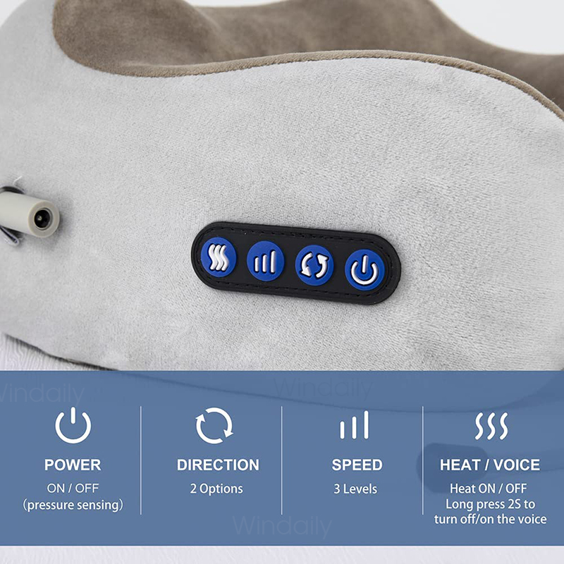 2025 مدلك الرقبة الكهربائية ال - مراجعة Neck Pillow Memory Foam وسعره