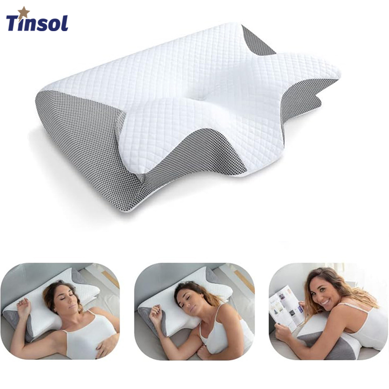 وسادة تينسول لدعم الرقبة المصن - مراجعة Neck Pillow Memory Foam وسعره