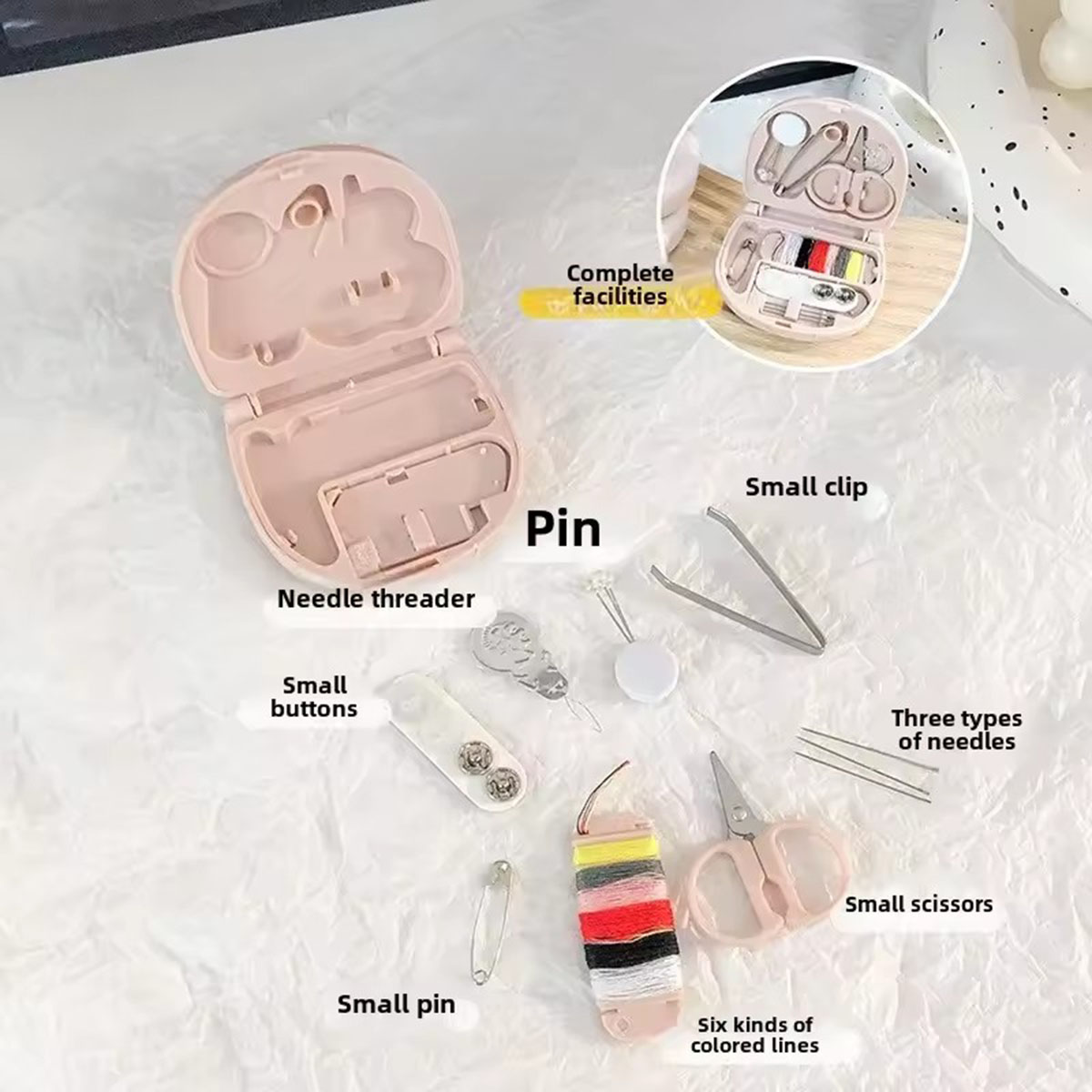 مجموعات ماكينة الخياطة اليدوية - مراجعة Travel Accessories Kit For Men وسعره