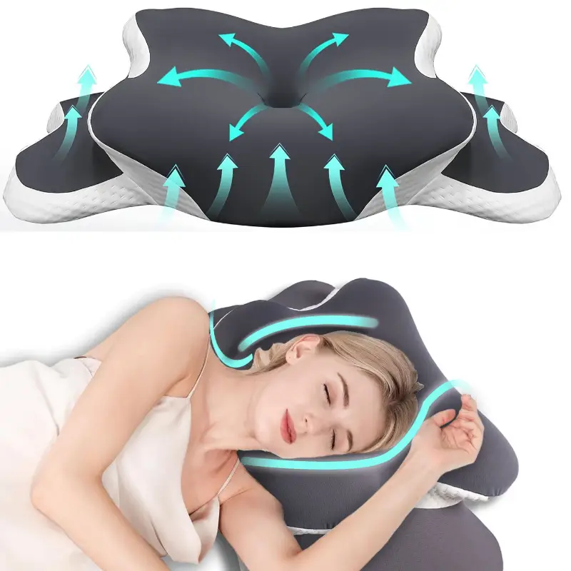 وسادة رقبة مريحة من الفوم المت - مراجعة Neck Pillow Memory Foam وسعره