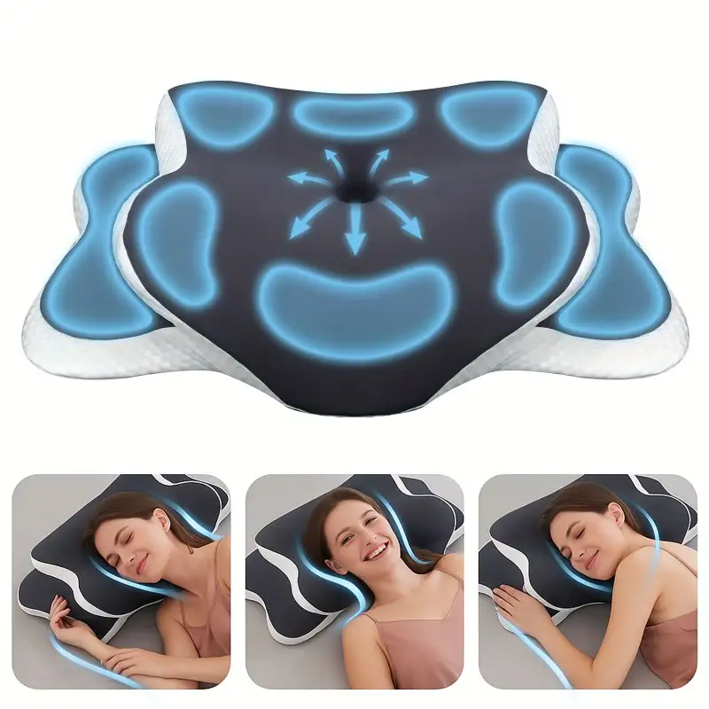 وسادة رقبة مريحة من الفوم المت - مراجعة Neck Pillow Memory Foam وسعره